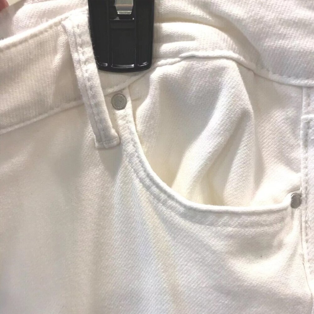 Vintage America Women’s Jeans White Denim Size 12 Tall Denim Long - Picture 4 of 8